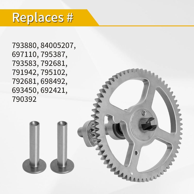 Bularie Camshaft Rebuild Kit 84005207 793880 Compatible with B&S 215702 215705 Craftsman JD Troybuilt Hu sqvarna Engine - Replace Camshaft Kit 97110 272475 Gasket and 795387 Oil Seal - Image 3